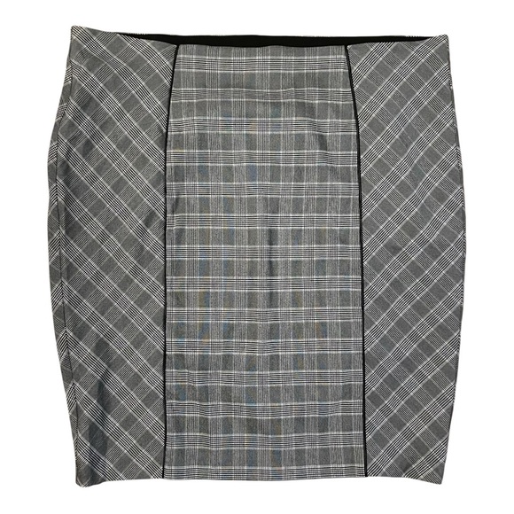 Lane Bryant Dresses & Skirts - 5/$25 NWT Lane Bryant Checkered Plaid Faux  Leather Pencil Skirt Size 24 Office